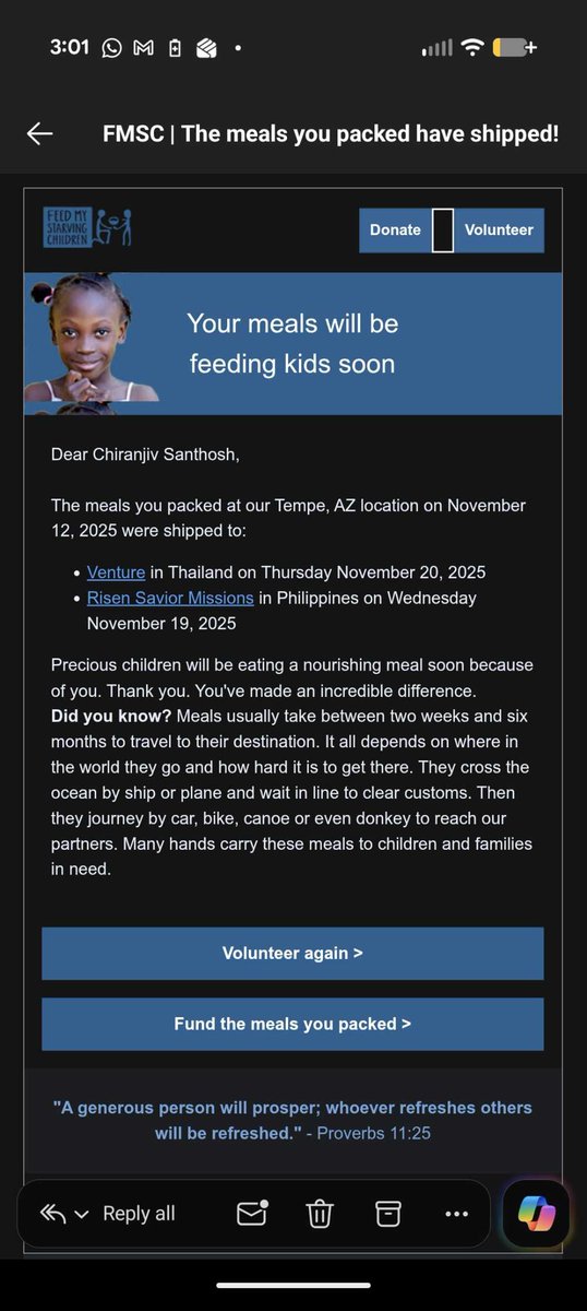 kingchiru15's tweet image. Every year annual volunteering work at Feed My Starving Children (FMSC) 🙂 

#FMSC #FeedMyStarvingChildren #VolunteeringWork #Tempe #Arizona