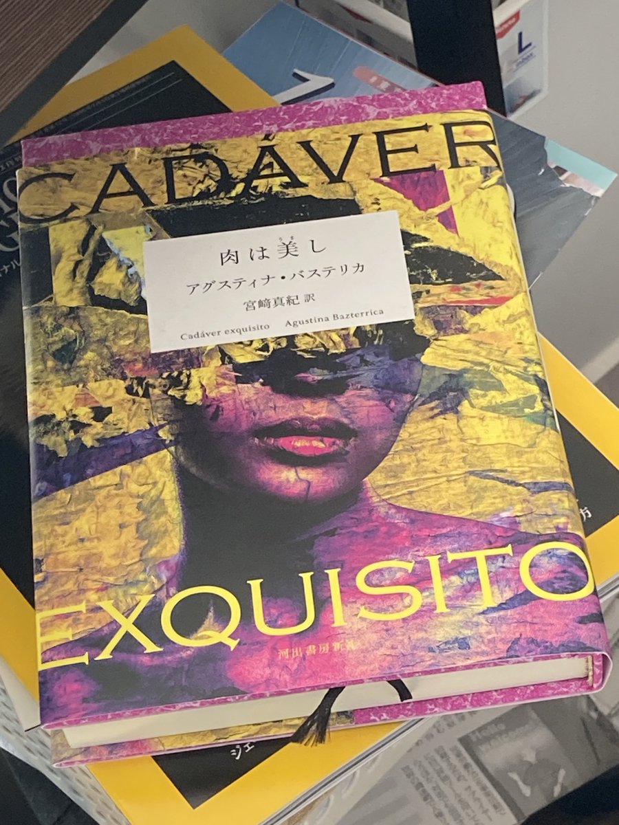 アグスティナ・バステリカ著「肉は美し」読了、人肉解体シーンとか悪趣味でよい。