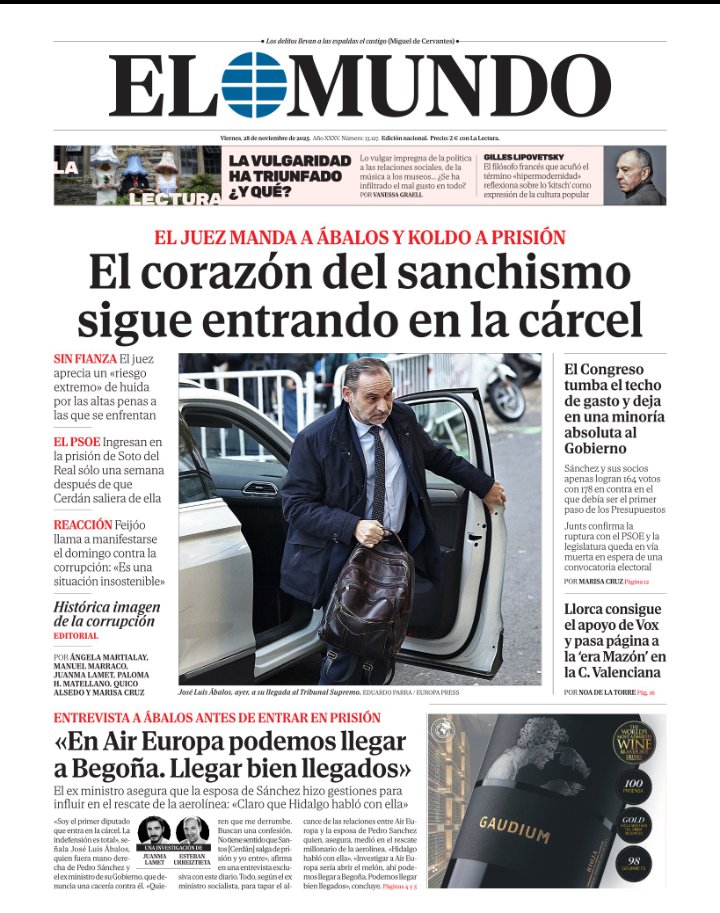 La corrupción socialista en España, que ya se instaló en la antesala de Pedro Sánchez, pasa en puntas de pie en los medios uruguayos.
Como si este escándalo que sacude a España y rebota en Europa, ocurriera en un remoto país africano que nadie sería capaz de ubicar en el mapa.
