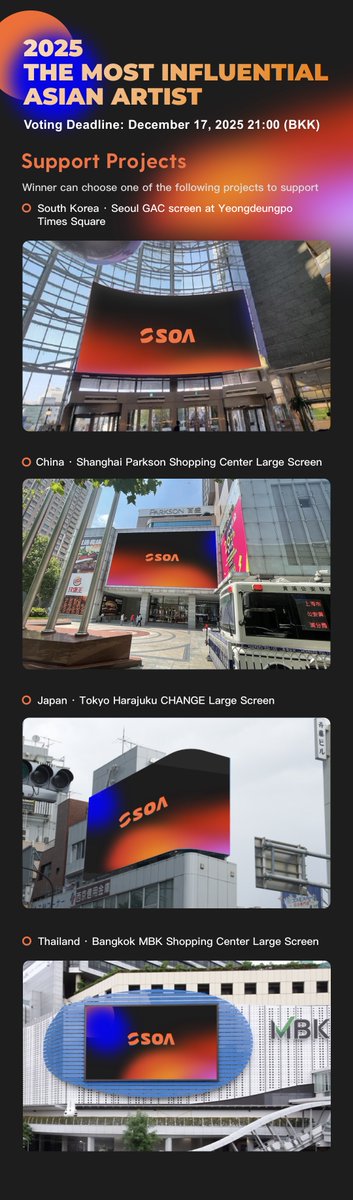 SOASTARTEAM's tweet image. ✨Congratulations to Jiang Heng on being nominated for 2025 The Most Influential Asian Artist

🔗Voting Link: soatop.club/?sid=a4h5aw4a    

📅Voting Deadline: Dec.17, 2025 21:00(BKK)

#JiangHeng #OceanJiang #江衡 #JiangLi 
@jiangliglobal_ @OceanJiangTH @JiangLi_ID @jiangli_my