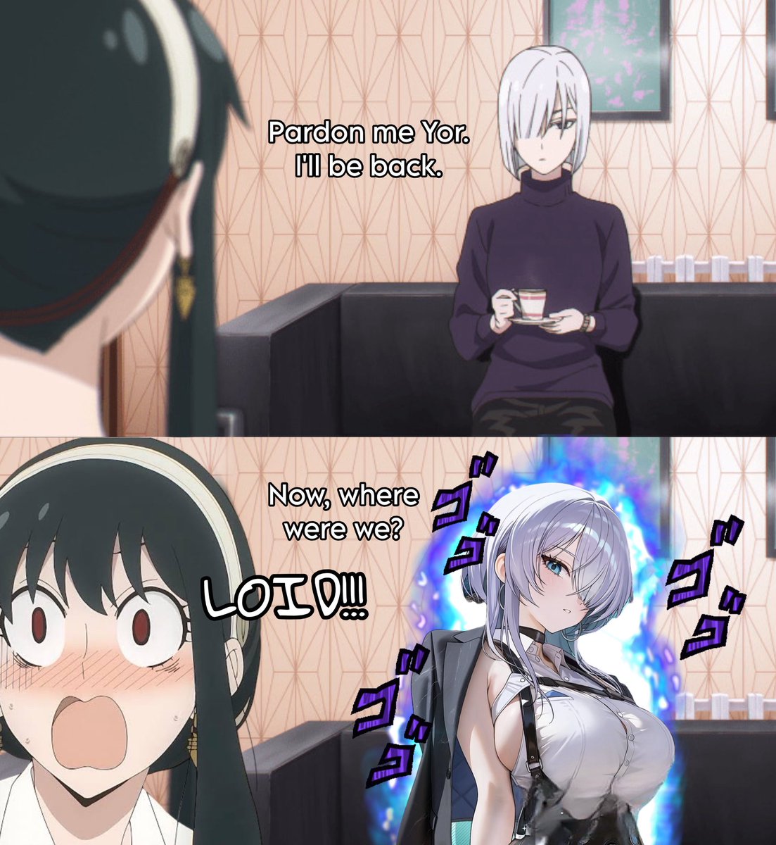 DB_Commander's tweet image. Nightfall pulling the ultimate female power-move: rocking the fit.

#NIKKE #NIKKEmeme #spyxfamily