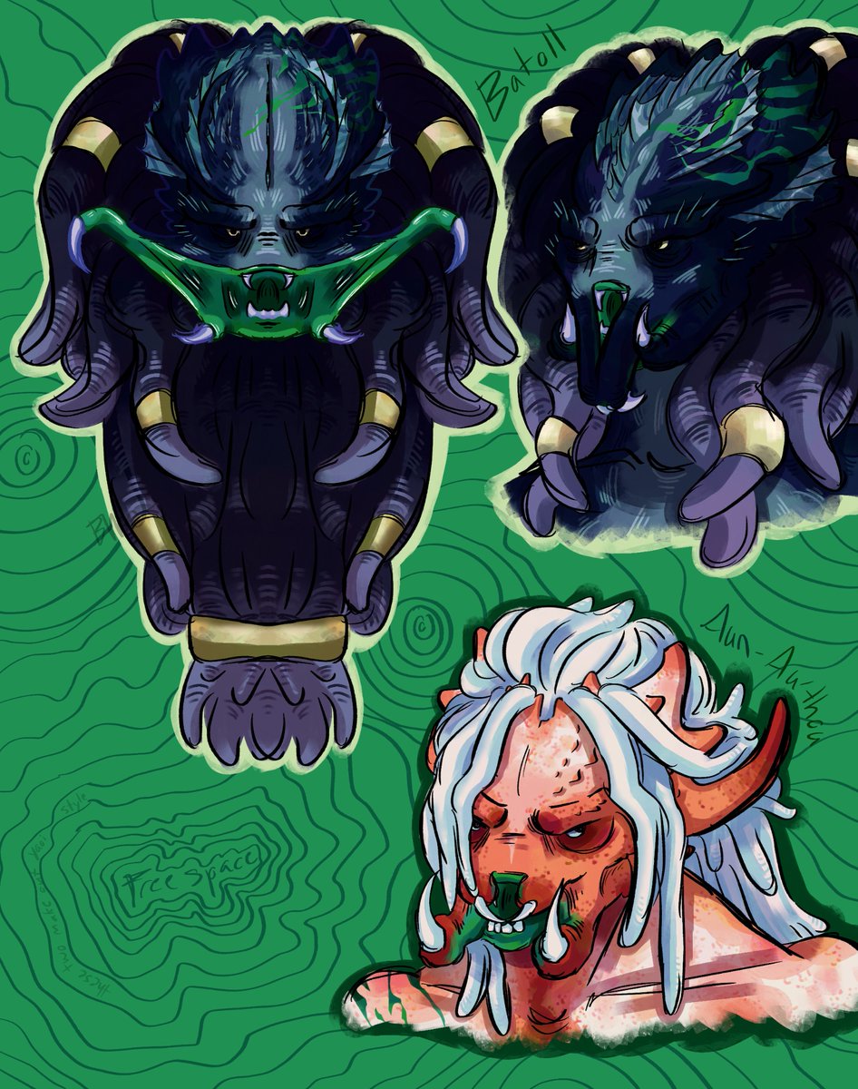 Blackout_Unit's tweet image. k so i like yautja. yeah.
#YautjaOC #Predator