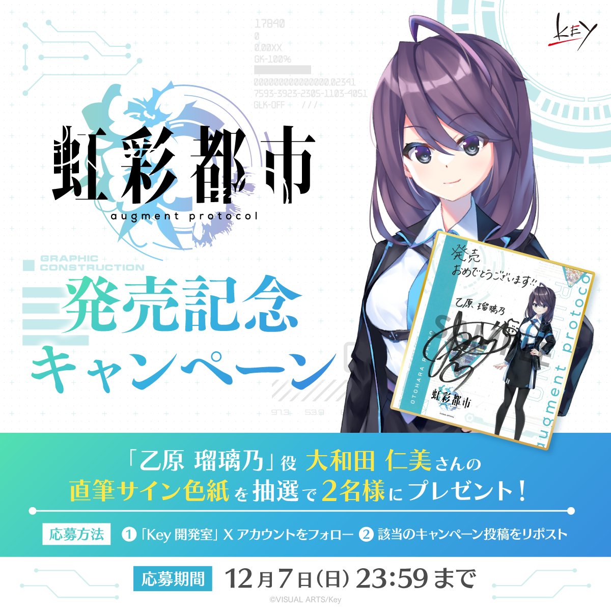 そろそろ発売記念の色紙プレゼントキャンペーンが締め切りになってい