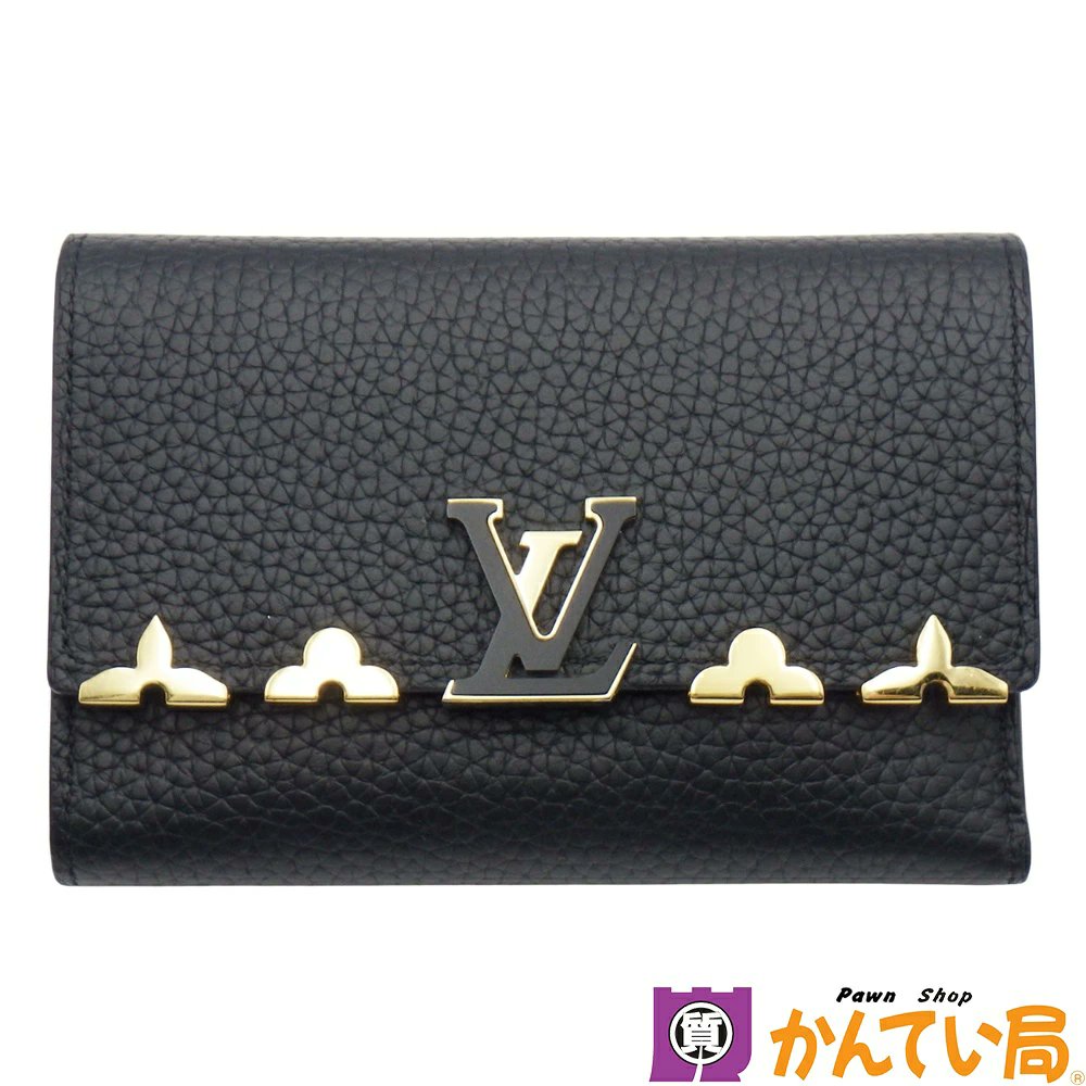 ルイヴィトン M82764 ポルトフォイユ・カプシーヌ コンパクト 三つ折り