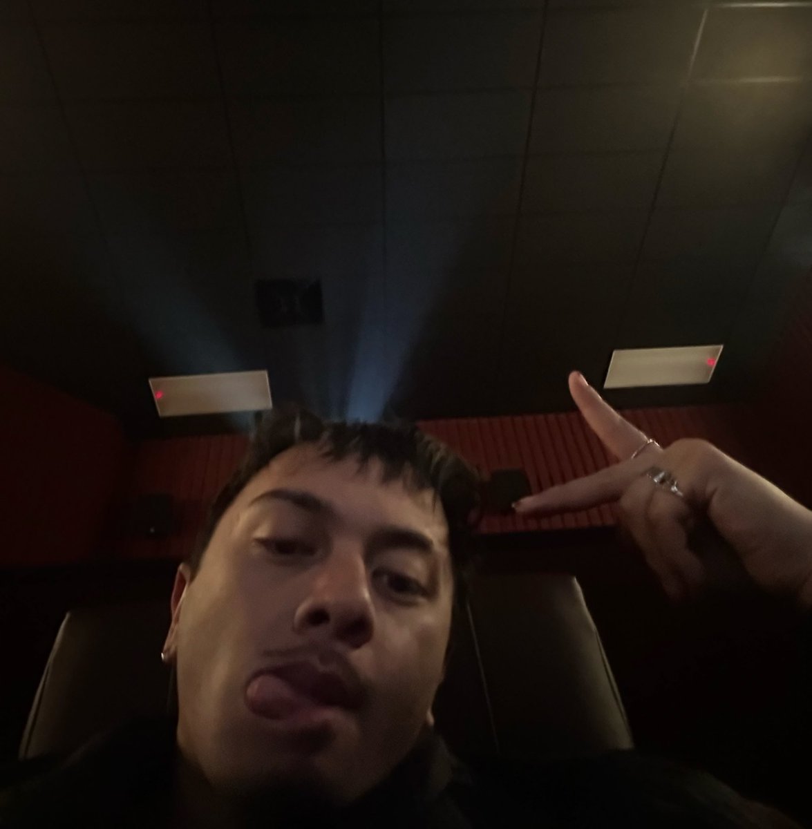 Took a 250mg gummie and doin a double feature at my favorite place on the planet. merry thxgivs super sluts <3