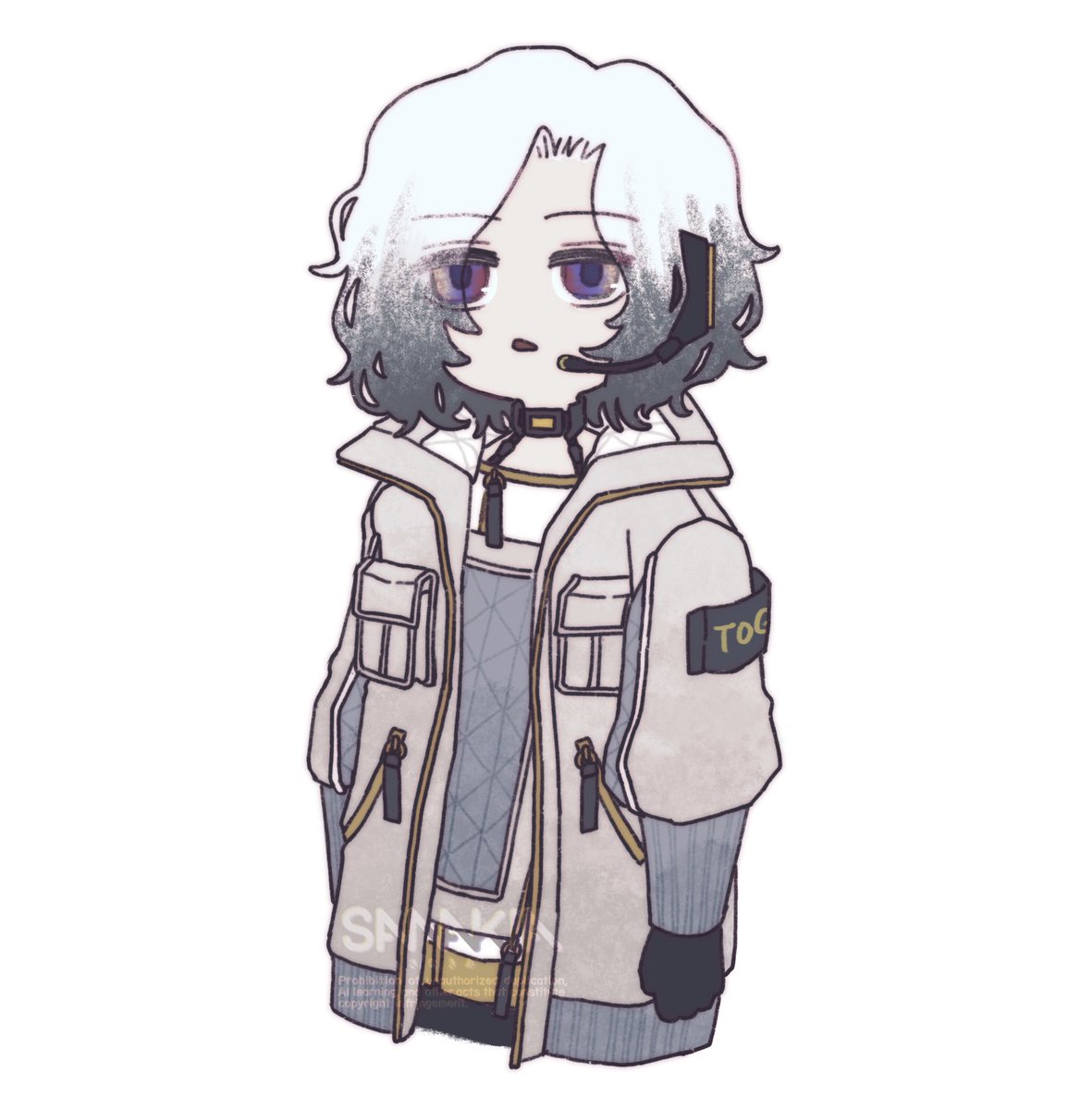 ミニとぎの姿です。基本的に無礼です。
#TOGI #UTAU