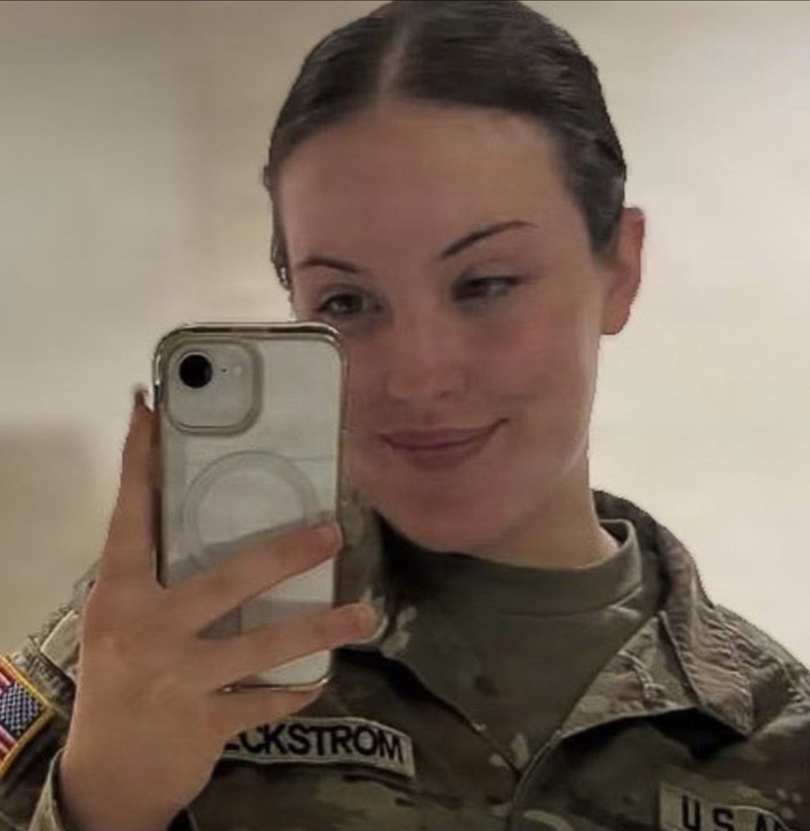 National Guard Member Sarah Beckstrom - a true American hero.

Rest well hero 🇺🇸