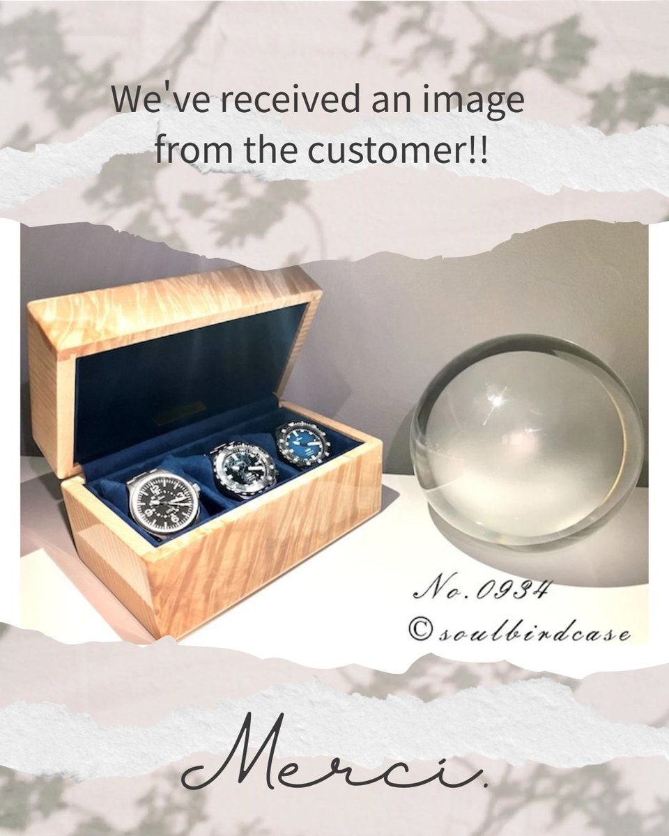 soulbird_case's tweet image. Customer Feedback Updated!!
「お客様の声」up!!
soulbird.co.jp/ownersvoice/

#watchcases #watchcase #ソウルバード　#ソウルバード　#時計ケース　　 #watchcollector  #watchcommunity   #watchnerd #watchgeek #watchaddict  #wristwatch #watchfam #instawatch  #watchlover  #wristshot