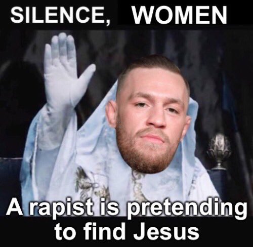 marionumber4's tweet image. Conor McGregor is a rapist