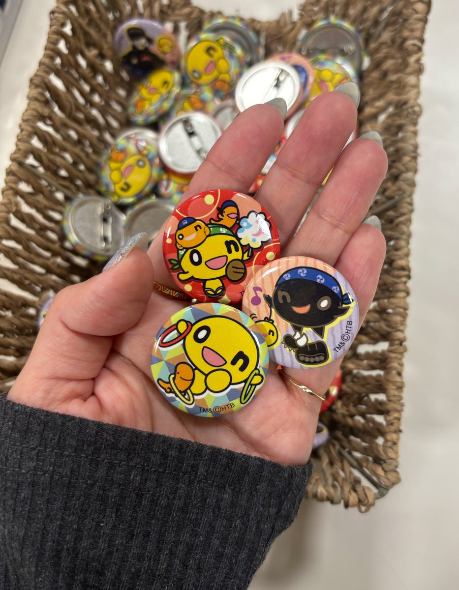 缶バッチさん、 最近よく会うね…👀✨ 本日から3日間！ 創世イースト