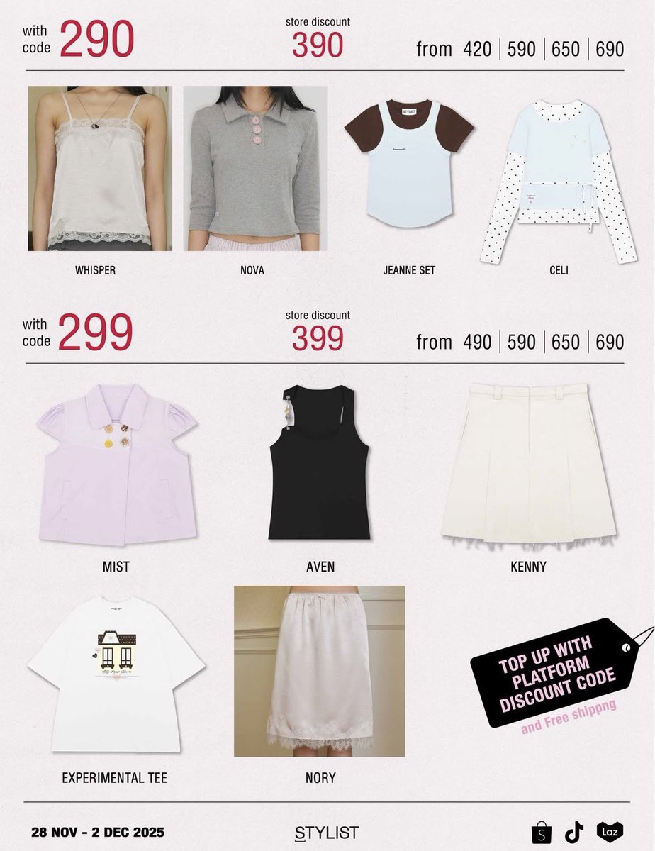 sonhosaurus's tweet image. ตอนนี้ stylist มีโปรลดราคาอยู่ด้วยย บางตัวเหลือตัวละ 200 กว่าบาทเอง คุ้มมากกก ใครเล็งตัวไหนอยู่ไปกดด่วนนๆๆๆ🐈🍵🤏🏻