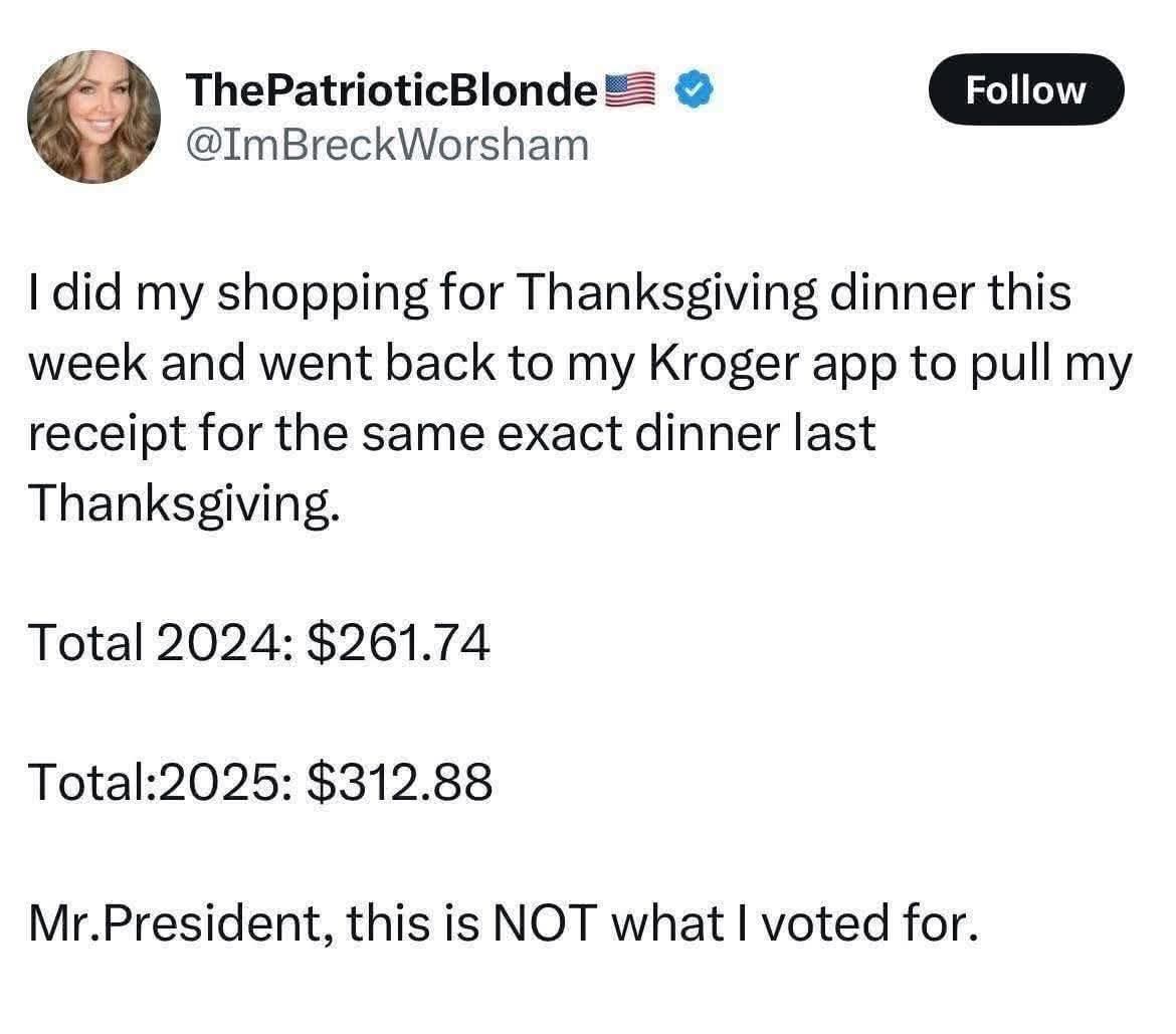 stealthygeek's tweet image. This is EXACTLY what you voted for, idiot.

You voted for trade wars and tariffs and chaos. You voted for higher prices and inflation and an economy in freefall.

THIS IS WHAT YOU VOTED FOR. THESE WERE YOUR DEMANDS.