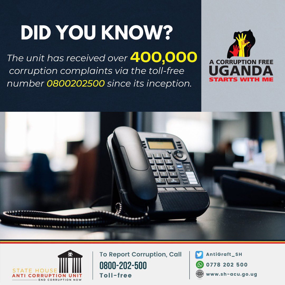 ABHAYZIRABA's tweet image. Corruption can be a major brake on Uganda&apos;s economic development and poverty reduction efforts. Stolen funds can lead to substandard infrastructure, poor service delivery, &amp;amp; weakened public trust, so we need to #ExposeTheCorrupt to @AntiGraft_SH.

#CorruptionIsWinnable