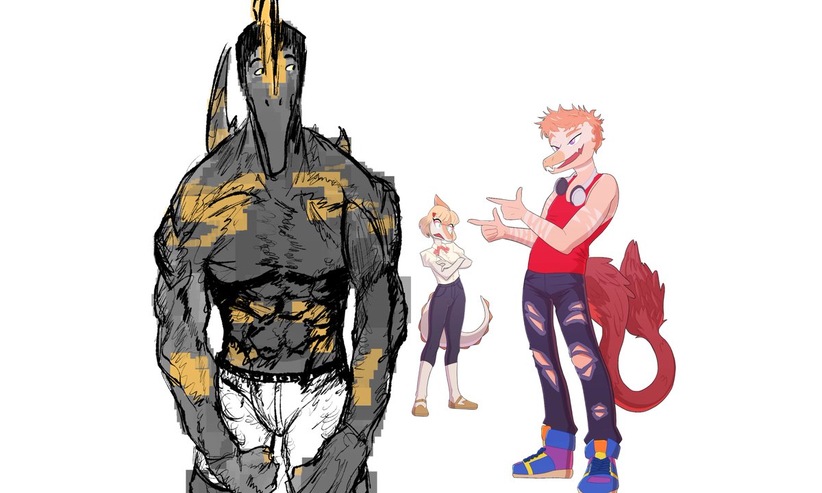 sketchymoth's tweet image. mr steal yo bro 

#snootgame #snootgameart #sketchart #scalieart