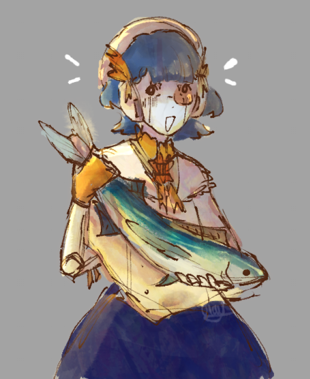 Olaylien's tweet image. very real and official UTAU art