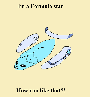 Vaporeon is a air ride
(Do Not go sending friend requests to my family)
But that disclaimer out the way
the formula star vaporeon ID is MY50B32R