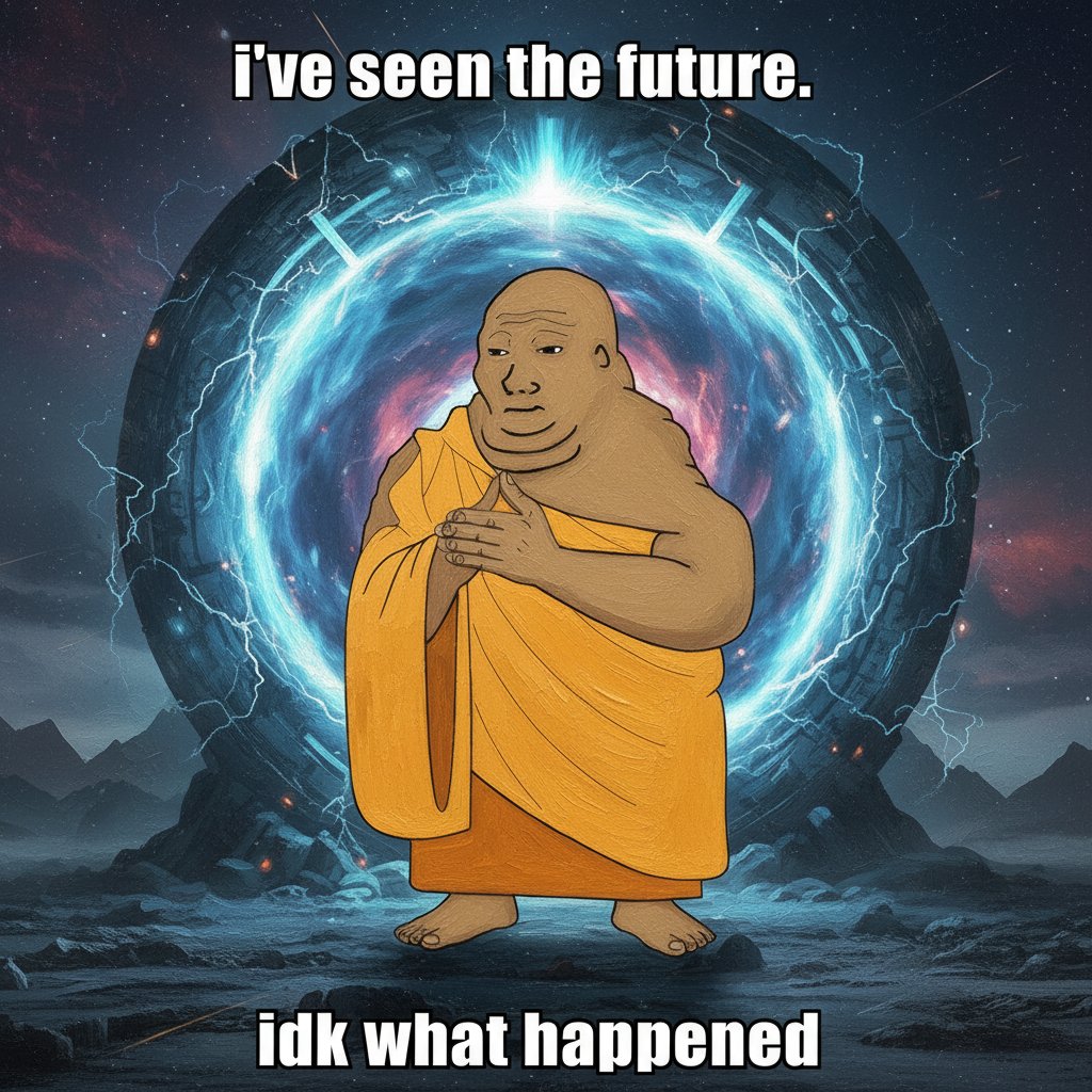 thedontknowcoin's tweet image. time travel was pointless.

$idk