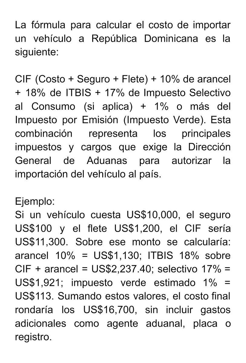 Esta es la razón del alto costo de los vehículos a la hora de comprarlos: el Estado siempre roba para beneficiar a los políticos.