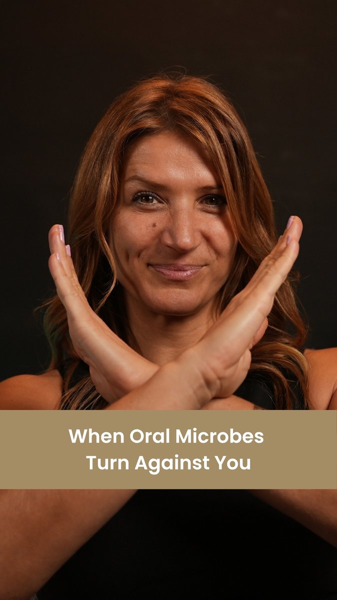 DrMariaFlorou's tweet image. Most mouth bacteria are helpers — but Strep mutans can turn into a villain. 🦠
Not just cavities… oral microbes can influence heart risk too. 🦷➡️❤️
Watch the video.
 Integrative Dentist Success Academy
#OralHealth #Microbiome #IntegrativeDentistry #HeartHealth