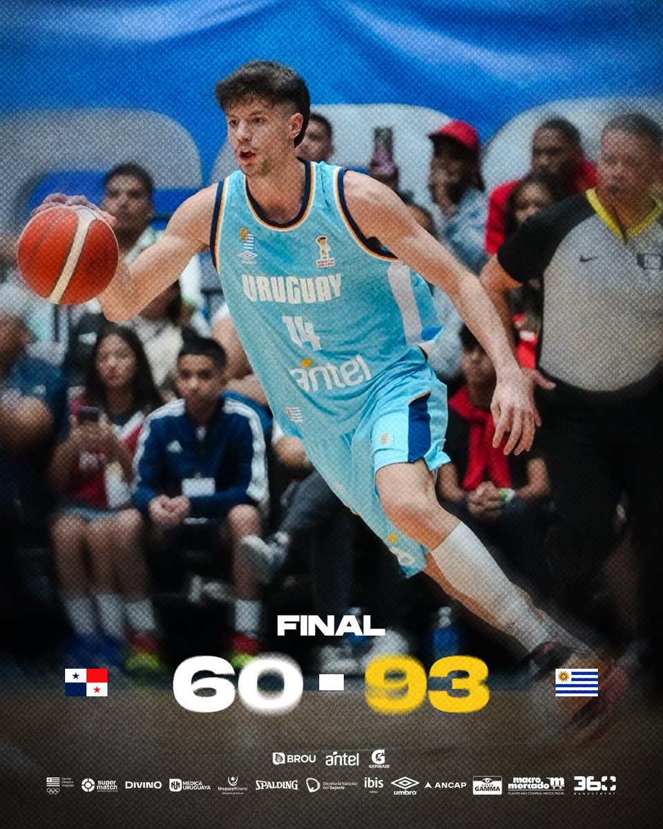 🩵 𝐆𝐀𝐍𝐎́ 𝐔𝐑𝐔𝐆𝐔𝐀𝐘

Vencimos 60-93 a Panamá y comenzamos de gran manera las clasificatorias a la <a href="/FIBAWC/">FIBA Basketball World Cup 🏆</a>. 

#SomosEquipoSomosUruguay🇺🇾