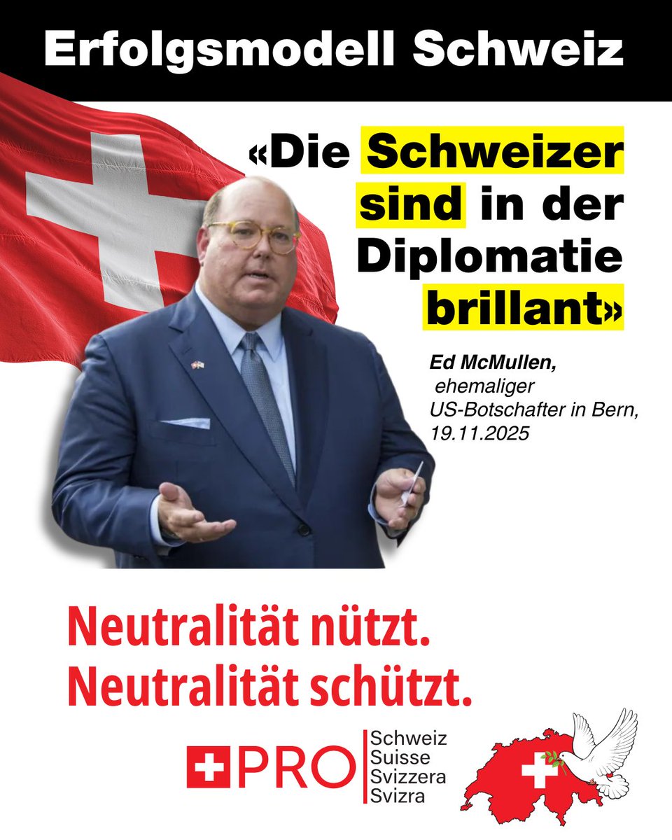 NeutrJaCH's tweet image. Die #Schweiz ist eines der erfolgreichsten Länder der Welt. Demokratie, Fleiss, Offenheit, Innovationen, Unabhängigkeit und #Neutralität sind Grundpfeiler unserer Identität und Traditionen. Diese Werte gilt es zu erhalten – deshalb JA zur #Neutralitätsinitiative!