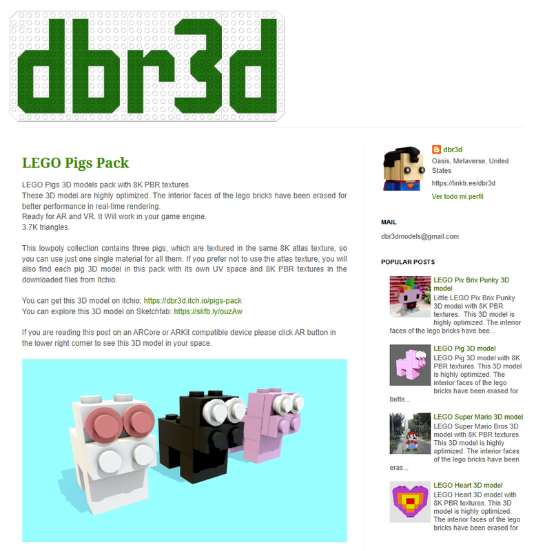 voxel_pacman's tweet image. Level up your game design with our LEGO Pigs Pack, optimized and ready for game engines. Don’t miss out!
dbr3d.blogspot.com/2025/03/lego-p…

#GameDev #3DModel #dbr3d #pigs #GameArt