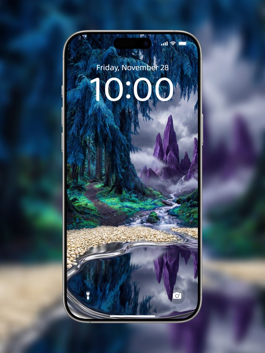 GamingSinghBedi's tweet image. The Sylverian Lumen Depths

(Tap, Hold, Save in 4k )
#Wallpapers #wallpaper #iOS26 #Wallpapers4k