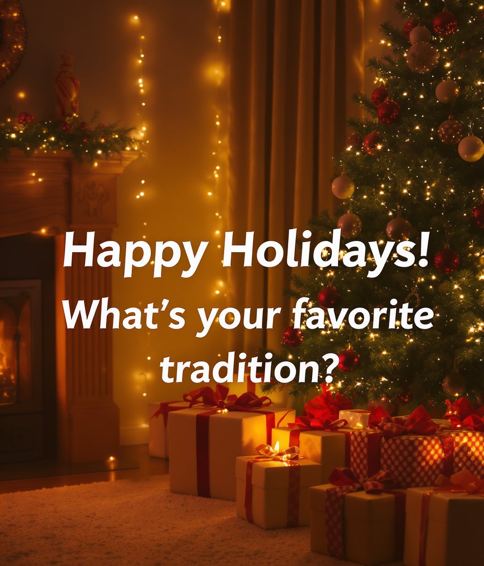 DavidGodin's tweet photo. ✨ Happy Holidays, everyone! ✨

Wishing you cozy moments, laughter, and love wherever you call home. 🏡❤️

May your days be merry, bright, and filled with new memories! 🎁🌟

What’s your favorite holiday tradition? Share below! ⬇️🎄 https://t.co/SCx4rSk73U