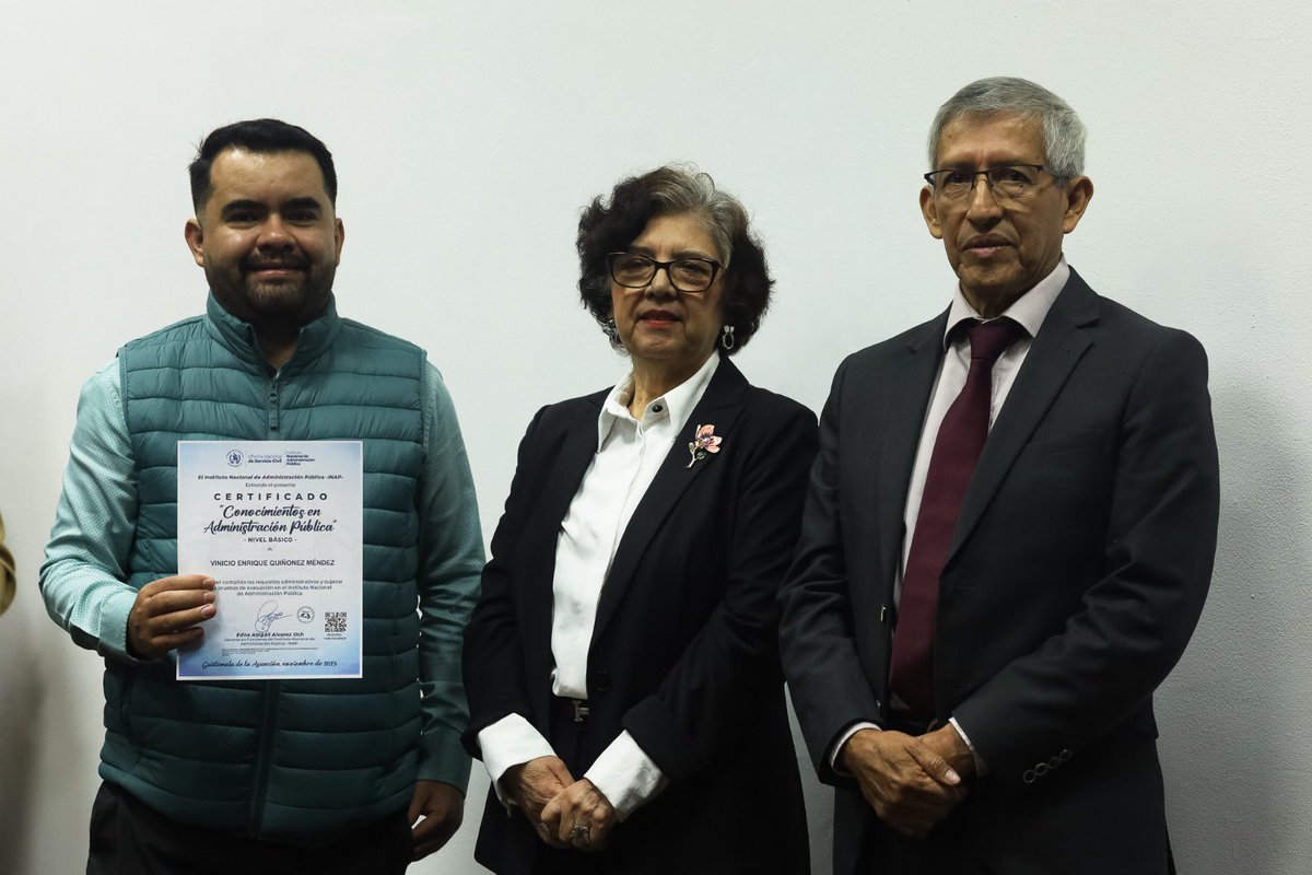 SCEPgt's tweet image. La #SCEP🇬🇹, en coordinación con @INAPGuatemala, gestionó 100 becas para el curso “Certificación y Conocimientos en Administración Pública” (nivel básico), dirigido al personal y contratistas de la Secretaría, así como de los Consejos de Desarrollo Regionales y Departamentales.