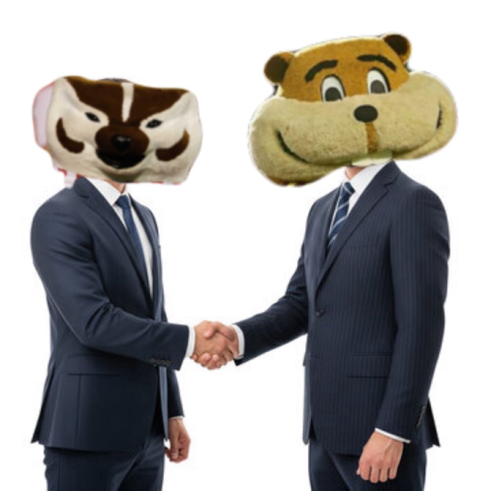 GoldytheGopher's tweet image. @UWBuckyBadger the war continues tomorrow… 

Thankful for the best rivalry in college sports.