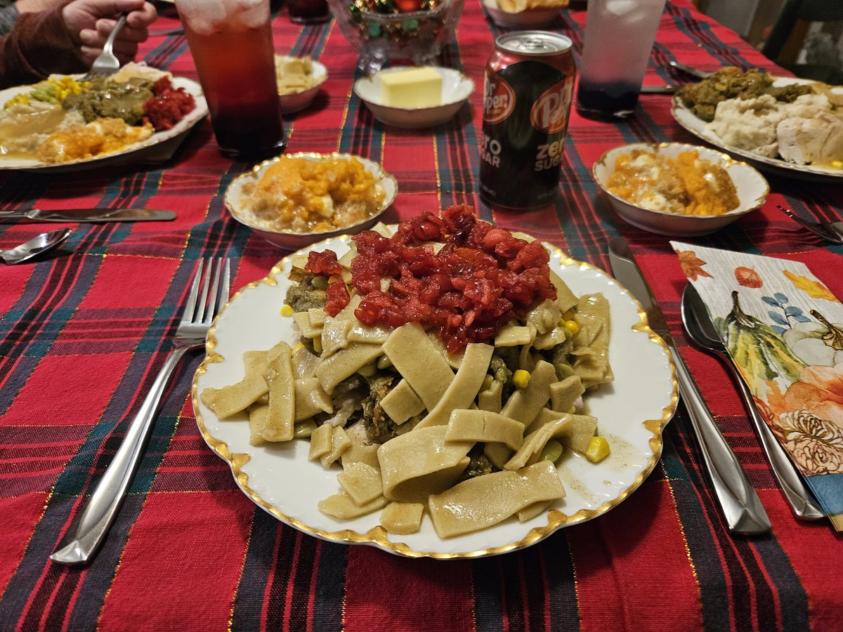 The annual Thanksgiving mound! The only way to feast...