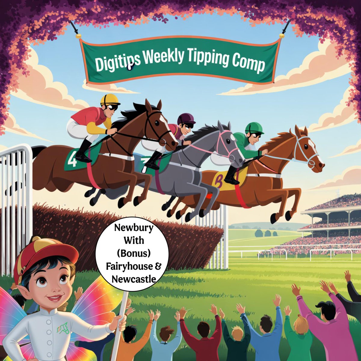 Final week of our November Competition!

Super tight at the top &amp; we have Newbury, with bonus races at Fairyhouse &amp; the Fighting Fifth!

You can still enter if you've not played before &amp; win a weekly prize, as well as being part of the yearly.

Direct entry link in the comments.