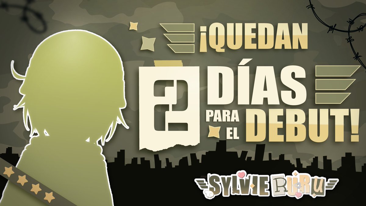 ✨🪖 ¡Soldados, atención!

Solo 2 días para que su comandante aterrice oficialmente en el campo de batalla!

Ajusten sus cascos, soldados. 🎖️✨

#SylvieDebut