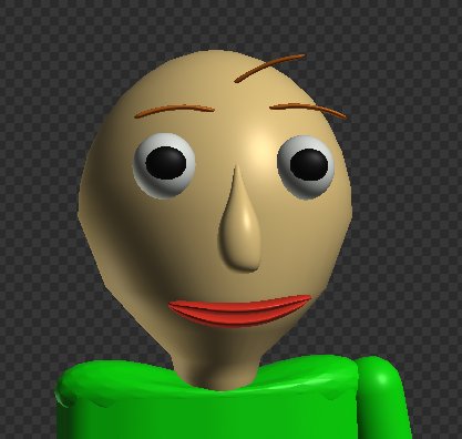 SubterbaldiB's tweet image. Day one making an accurate Baldi model for blender, does anyone have more references? #BaldisBasics #Baldi #subterbaldi
#blender #3dart #modeling