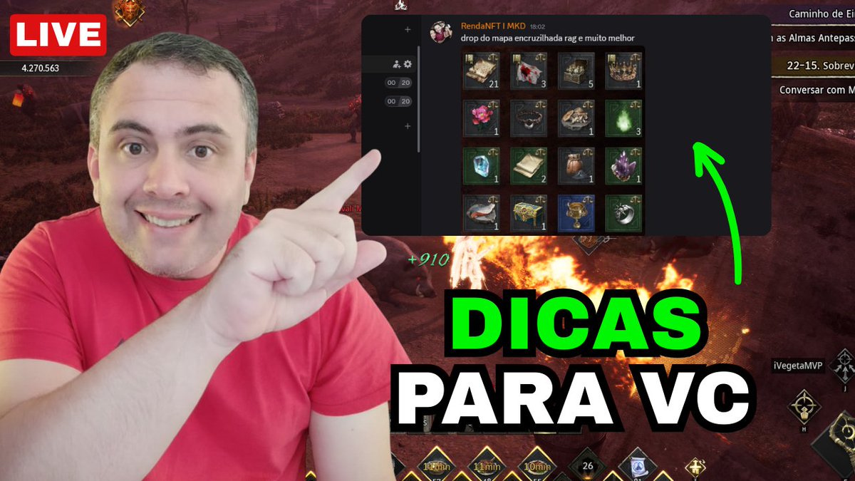 LEGEND OF YMIR HOJE TEM DICAS PARA VCS FAZER DINHEIRO NO JOGO
youtube.com/live/ElALYqXUY…
twitch.tv/rendanft