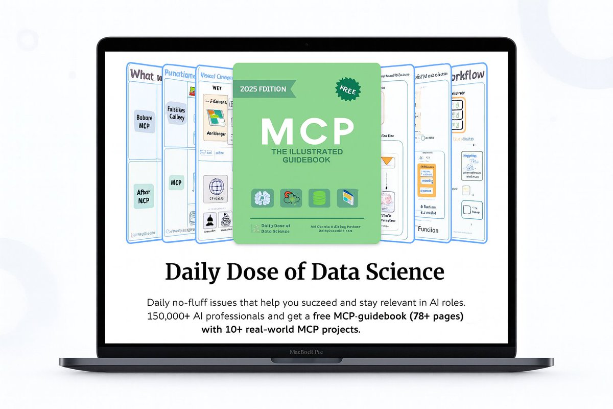 ilhamautomation's tweet image. Want to go beyond toy AI demos? ⚡

AI Engineering Hub + Daily Dose of DS = 70+ real projects &amp;amp; daily lessons on LLMs, RAG &amp;amp; agents. 🤖📚

github.com/patchy631/ai-e…
 join.dailydoseofds.com

#AI #AIEngineering #DataScience #MachineLearning #MLOps