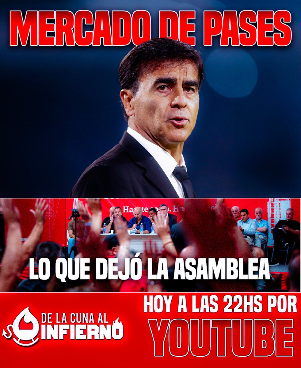 ¡HOY #DLCRADIO! 🇦🇹🔴

🔹Todo lo que tenés que saber de #Independiente.

Te esperamos en Youtube:
youtube.com/@delacunaalinf…