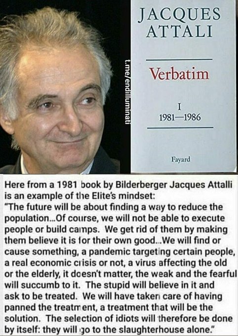 MlogicGr8Again's tweet image. Depop via 100 different avenues 

1% bro: We will &quot;get rid of them by making them believe it is for their own good&quot;