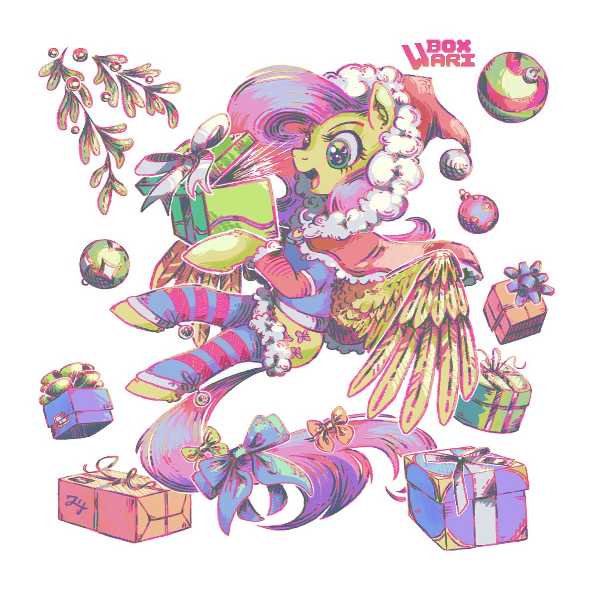 BoxWari's tweet image. Flutter Gifts.
#MLP #Christmas #Fluttershy