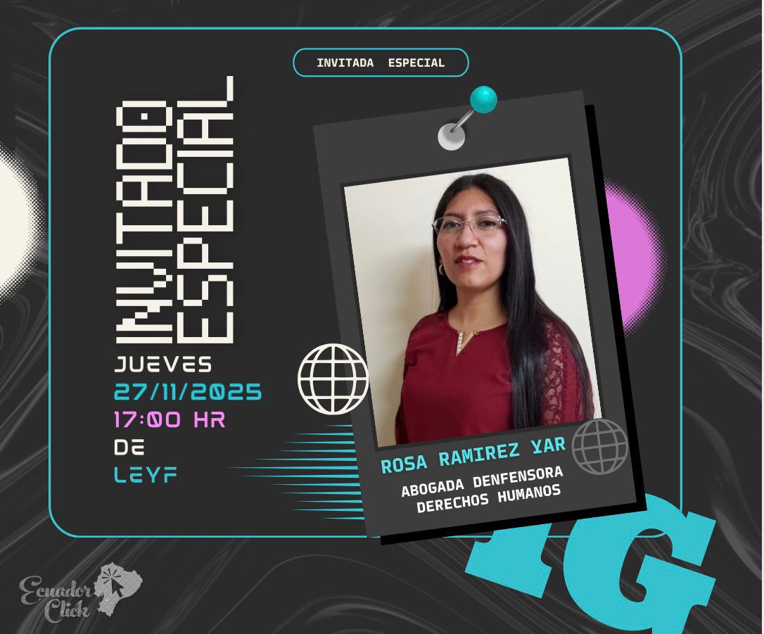 Nuestra compañera Rosa Ramírez participa en este importante espacio en el que se abordarán los desafíos actuales para la defensa de derechos en Ecuador.
#DerechosHumanos #Podcast #JusticiaConPerspectivaDeGénero #Ecuador