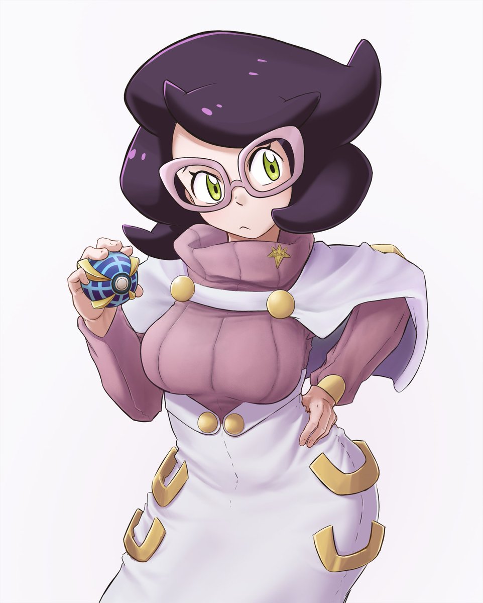 Another rendering practice.
I was going to make an Aether Foundation drawing, but my sketches for Lusamine sucked so bad that I just aborted everything. So here is just Wicke instead.