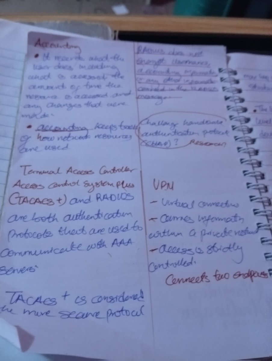 AdeagboRodiyyah's tweet image. Day 60 of #100DaysofCybersecurity 💜
 ✨ NTP: the “timekeeper” that keeps every device in sync.
✨ RADIUS only encrypts pass
✨TACACS+:  everything inside the packet is encrypted.
✨ Tryhackme ✅

@ireteeh @TemitopeSobulo @NnajiDaniel_C @cyberjeremiah @cyber_combat @cyber_razz