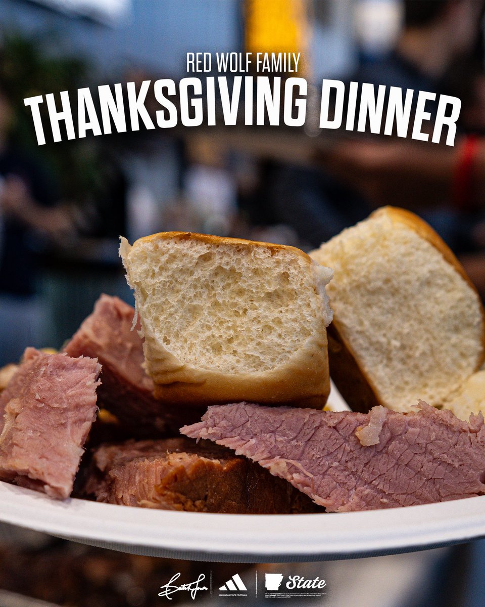 AStateFB's tweet image. Thankful, blessed, and well-fed. 🦃

#WolvesUp🐺 I #PoundTheRock🪨🔨