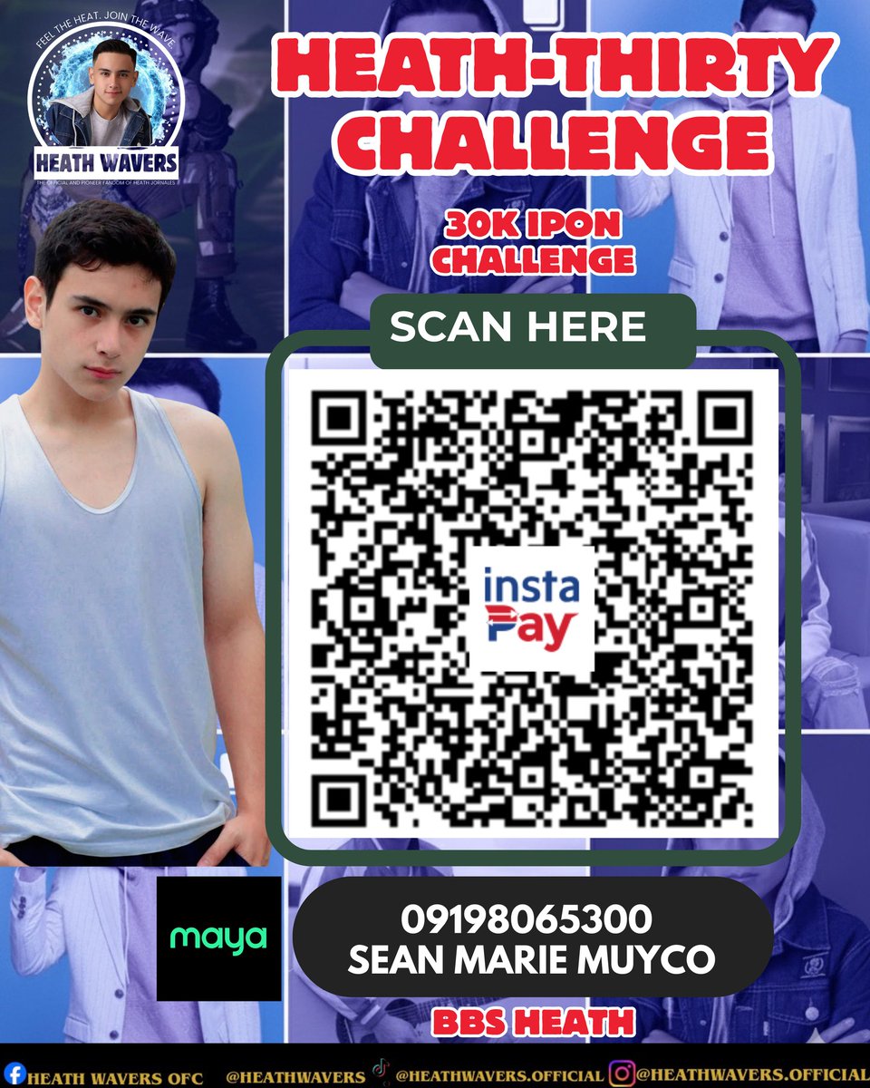 HEATHwavers's tweet image. NEVER BACK DOWN, NEVER GIVE UP! Let&apos;s BBS Heath!

Heath-Thirty Challenge is now open!
Kaya ba nating tapusin to today para kay Moymoy? Let&apos;s Go Heath Wavers!