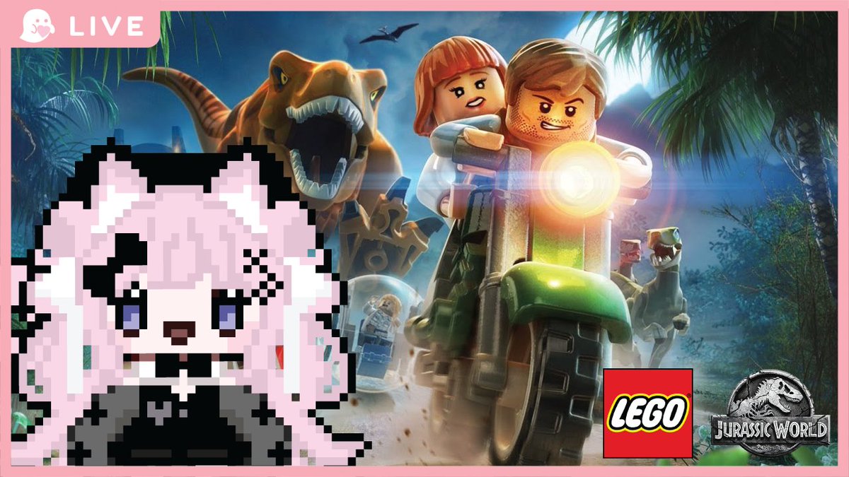 Nochecita jugando al Lego Jurassic World ～('▽^人)
🔴LIVE            
twitch.tv/caynius 
#ESvtuber #twitch