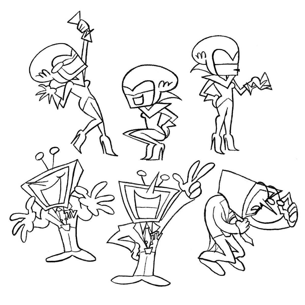 anchrovy's tweet image. having really bad cramps Wanted to draw them small and funny…. Chibi,s