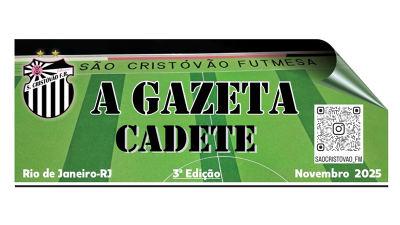 fefumerj's tweet photo. https://t.co/vSMzlBxyzB
SÃO CRISTÓVÃO PUBLICA A TERCEIRA EDIÇÃO DE “A GAZETA CADETE” https://t.co/s9oPnuE8ee