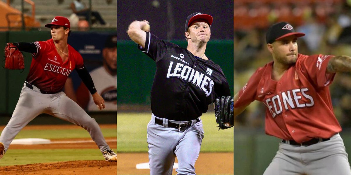 Rotación abridora de los Leones del Escogido para el fin de semana:

Viernes: Lael Lockhart vs Estrellas en SPM
Sábado: Grant Gavin vs Estrellas en La Capital 
Domingo: Norge Ruíz vs Estrellas en La Capital

#Lidom #Thanksgiving #Thanksgiving2025