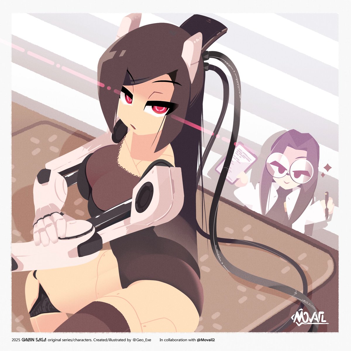 Geo_Exe's tweet image. Andra &amp;amp; Luna 
(A medical check-up with the best mechanical engineer)
HappyBirthday to @Movail2 

#InsertEpicMovailsBirthHashtagThatWorksIfWeDontEndUpUsingThisOne