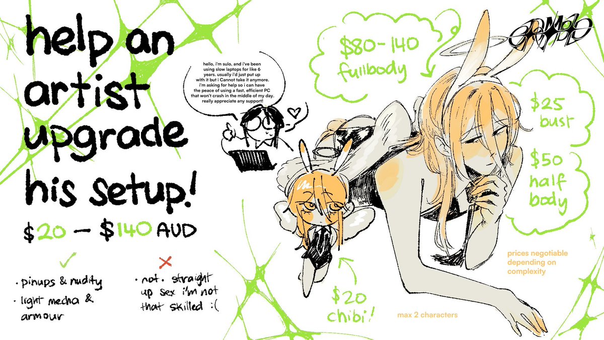 crombld's tweet image. i&apos;ve been looking to upgrade my setup from a laptop -&amp;gt; PC for ages. unfortunately ram prices in AUS are really high rn so i&apos;m looking to pick up some work over the holidays

please dm me @ crombld on discord! otherwise, a repost does wonders 🩷 thank you